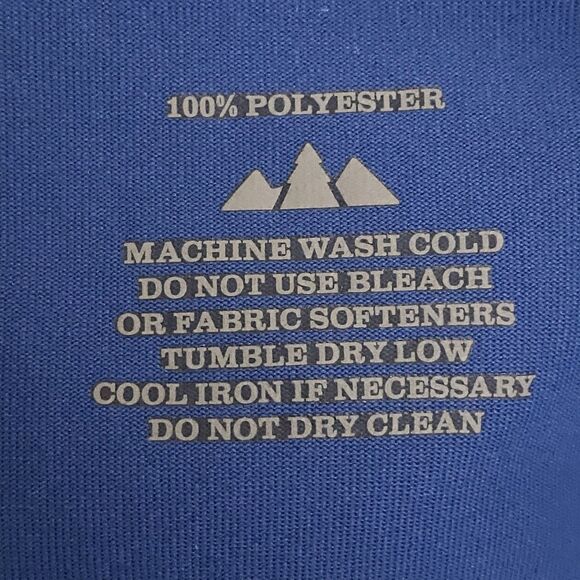 Rei Co-op Mens Size Large Active Performance T Shirt Short Sleeve Blue Outdoor - Picture 8 of 8